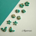 Breloques Aquarius – vert d&rsquo;eau